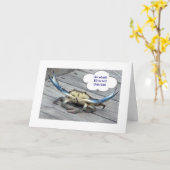 50ste VERJAARDAG MET KRABBEN Kaart (Gele Bloem)