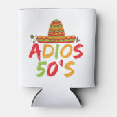 50ste verjaardag Mexicaans Feest Cinco de Mayo Fie Blikjeskoeler (Voorkant)