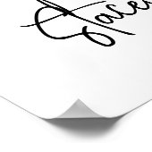 50ste verjaardag nummer 50 23 Fotocollage Poster (Hoek)