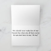 ***50ste VERJAARDAG*** OH MY - BESTE VRIEND! Kaart (Binnen)