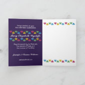 50ste verjaardag Paars van de meest verbluffende k Kaart (Binnen)