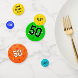 50ste verjaardag Pickleballs Confetti