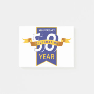 50ste verjaardag post-it® notes