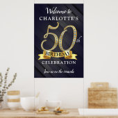 50ste verjaardag poster (Keuken)
