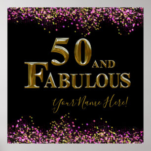 50ste verjaardag poster