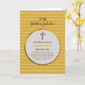 50ste verjaardag priesterwijding - Iedere geesteli Kaart (Gele Bloem)