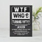 50ste verjaardag, RECHTSTREEKS OUTTA ZIJN VIJFHEDE (Staand voorkant)