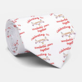 50ste. VERJAARDAG Stropdas (Opgerold)