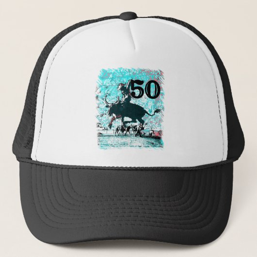 50ste verjaardag trucker pet (Voorkant)