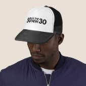 50ste verjaardag trucker pet (In situ)
