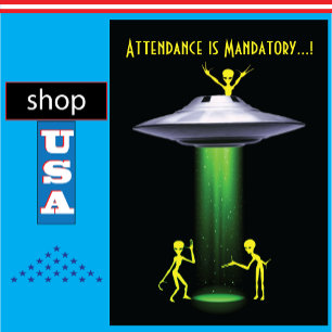 50ste verjaardag 👽🎉 UFO Alien Abduction PARTY Kaart