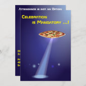 50ste verjaardag 👽 UFO buitenaardse ontvoering Kaart (Voorkant / Achterkant)