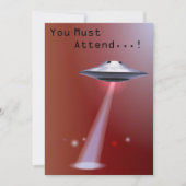 50ste verjaardag 👽 UFO buitenaardse ontvoering Kaart (Voorkant)