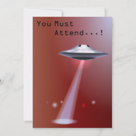 50ste verjaardag 👽 UFO buitenaardse ontvoering Kaart