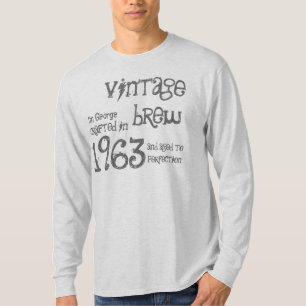 50ste verjaardag van de geboorte Gift 1963 Vintage T-shirt