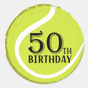 50ste verjaardag van Tennis Ronde Sticker