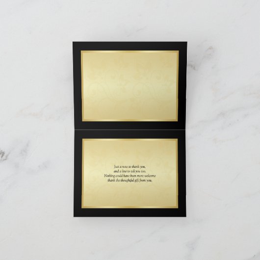 50ste verjaardag Verenigd Hart 2 Dankkaart Bedankkaart (Binnen)