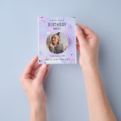 50ste verjaardag viering, foto 50ste verjaardag flyer (Hand)