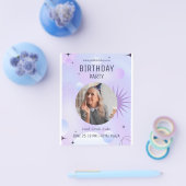 50ste verjaardag viering, foto 50ste verjaardag flyer (Enkel)