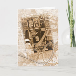 50ste Verjaardag - Vintage, Nostalgie, Retro Kaart