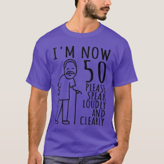50ste verjaardag voor hemMannen Ik ben nu 50 jaar  T-shirt