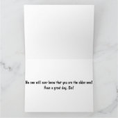 **50ste** VERJAARDAG WENST MIJN **ZUS** Kaart (Binnen)