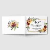 50ste verjaardag Zonnebloemen gastboek Gastenboek (Volledig)