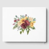 50ste verjaardag Zonnebloemen gastboek Gastenboek (Achterkant)