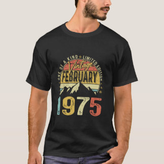  50ste verjaardagscadeau  februari 1975 5 t-shirt
