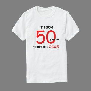 50ste verjaardagscadeaus voor mannen T Shirt - Fun