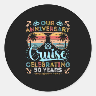 50ste verjaardagscruise ter viering van 50 jaar sa ronde sticker