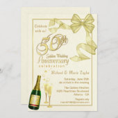 50ste verjaardagsfeest - Aanbieding uitnodigingen (Voorkant / Achterkant)