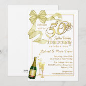 50ste verjaardagsfeest - Aanbiedingen voor uitnodi Kaart (Voorkant / Achterkant)