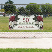 50ste verjaardagsfeest - hangend spandoek (Insitu)