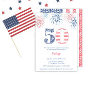 50ste verjaardagsfeest in de achtertuin: Rood, Wit Kaart