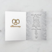 50ste verjaardagsfeest voor ouders Red Satin Look (Binnen)