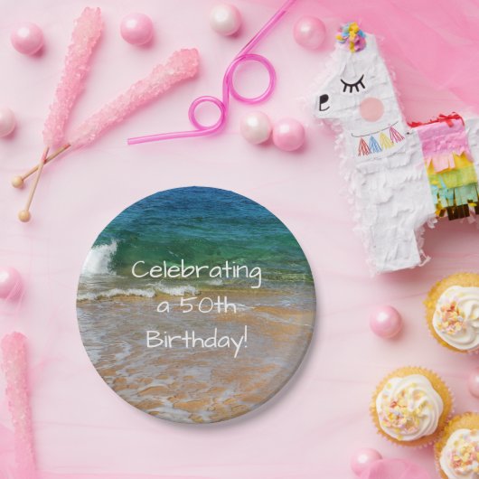 50ste verjaardagsfeestje Borden vieren Papieren Bordje (Feest)