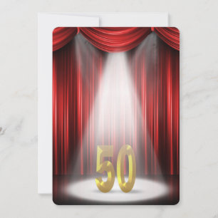 50ste verjaardagsfeestje kaart