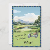 50ste verjaardagsfeestje Mannen Kaart (Achterkant)