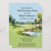 50ste verjaardagsfeestje Mannen Kaart (Voorkant / Achterkant)