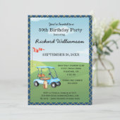 50ste verjaardagsfeestje Mannen Kaart (Staand voorkant)