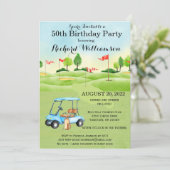 50ste verjaardagsfeestje Mannen Kaart (Staand voorkant)