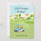 50ste verjaardagsfeestje Mannen Kaart (Achterkant)