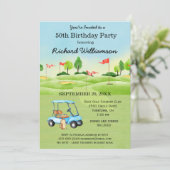 50ste verjaardagsfeestje Mannen Kaart (Staand voorkant)