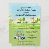 50ste verjaardagsfeestje Mannen Kaart (Voorkant / Achterkant)