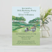 50ste verjaardagsfeestje Mannen Kaart (Staand voorkant)