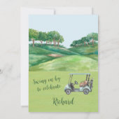 50ste verjaardagsfeestje Mannen Kaart (Achterkant)