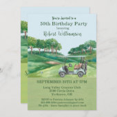 50ste verjaardagsfeestje Mannen Kaart (Voorkant / Achterkant)