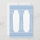 50ste verjaardagsfeestje met aangepaste kleur Grie Kaart (Achterkant)