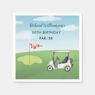 50ste verjaardagsfeestje verrassingsfeestje golf t servet